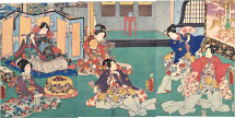 Utagawa Kunisada (Toyokuni III) Hour of the Sheep