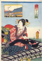 Utagawa Kunisada (Toyokuni III) Naito Shunjuku
