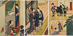 Utagawa Kunisada (Toyokuni III) Poems of the Season: Summer