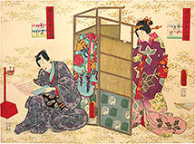 Utagawa Kunisada, Charming Tales of Genji