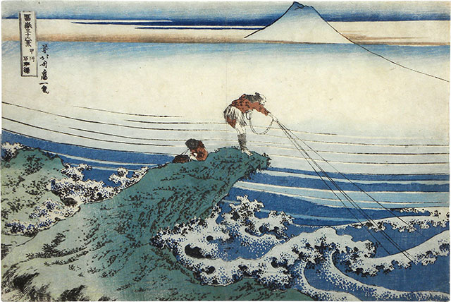 Katsushika Hokusai, Kajikazawa in Kai Province