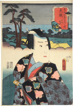 Utagawa Kunisada (Toyokuni III) Oiso, Juro Sukenari