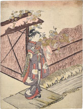 Suzuki Harunobu Yugao Chapter of the Tale of Genji