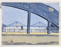 Kishio Koizumi Eitai and Kiyosu Bridge (no. 1)