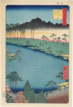 Utagawa Hiroshige Kumano Junisha Shrine, Popularly Known as Juniso