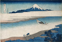 Katsushika Hokusai Tama River in Musashi Province