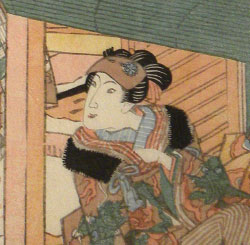 detail of Iwai Hanshiro V